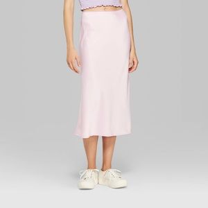 Women’s bias cut midi skirt